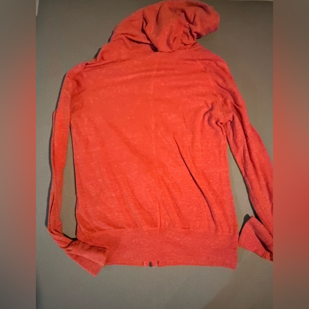 Nike gym vintage. Women’s XS. Red orange full zippered hoodie. - Picture 4 of 5